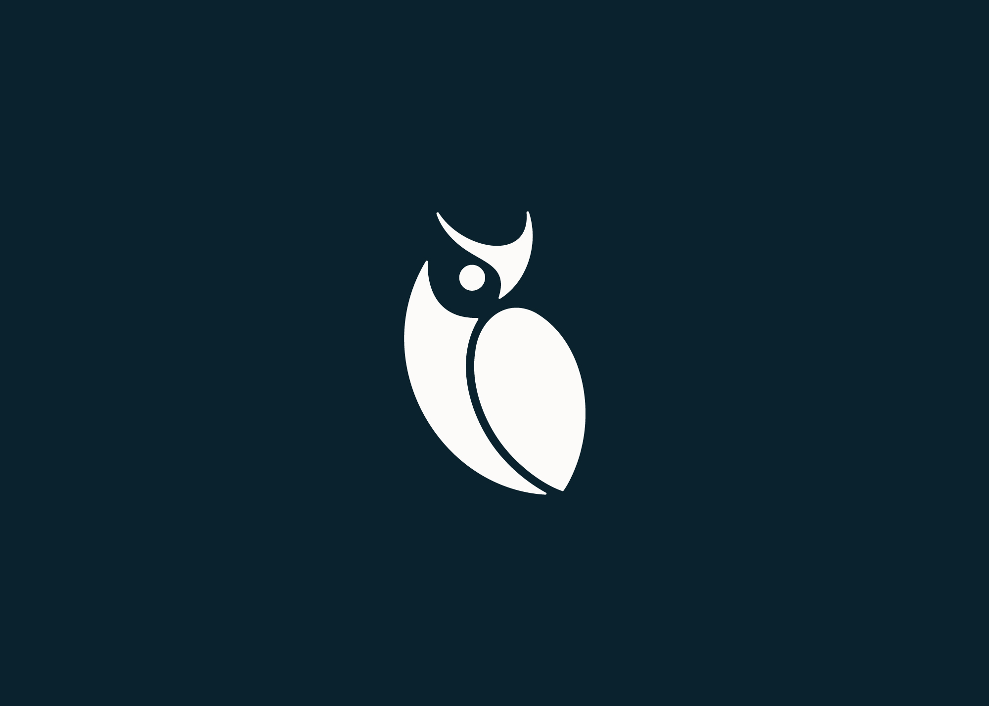 Owl logo from the Discern Visual Identity