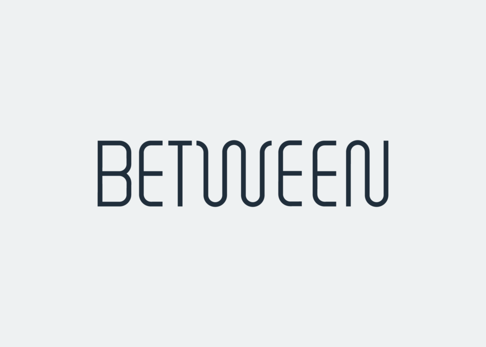 Status Between Logo in blue on white