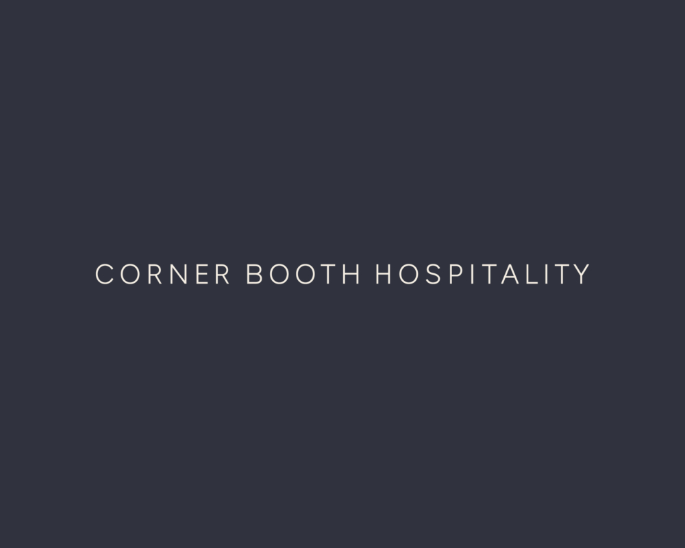 Corner Booth Hospitality leader logotype